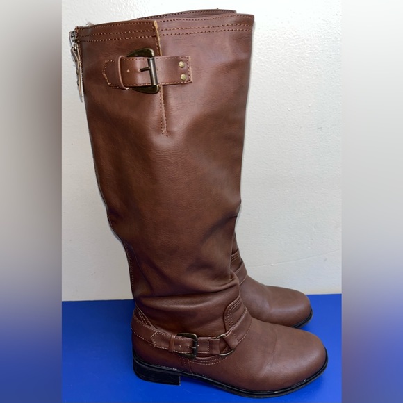 XOXO | Shoes | Xoxo Brand Brown Riding Boots | Poshmark